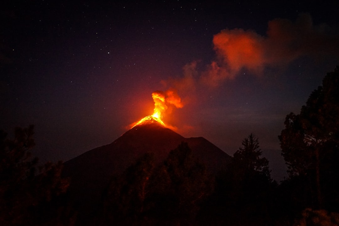 Photo Volcano eruption